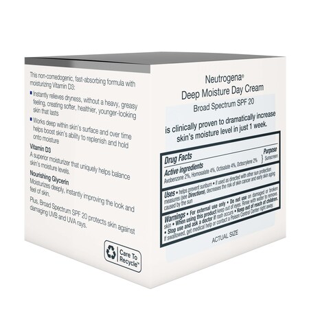 Neutrogena Neutrogena Deep Moisture Day Cream SPF 20 2.25 oz., PK12 6802535